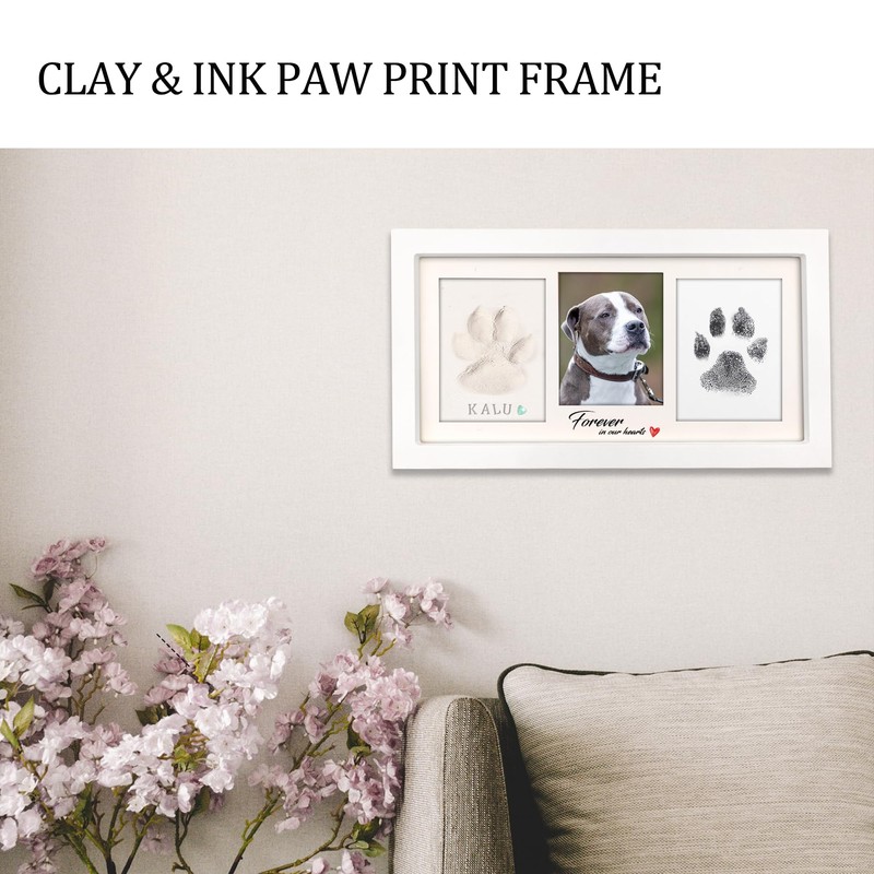 MYPAWLETS Extra Large Paw Print Frame Kit,Dog/Cat Paw Print Kit,Soft