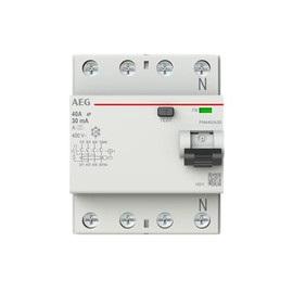 AEG FI Switch 4 x 40 A/0.03 FN440/A30, Residual Current Circuit Breaker, 2CSF704156R1400, Electrical Installation