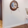 Nagina International Rustic Copper Shipwrecked Premium Nautical Porthole Mirror |