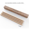UNZERO Dowel Rods Hardwood Wood Sticks Wooden Dowel Rods