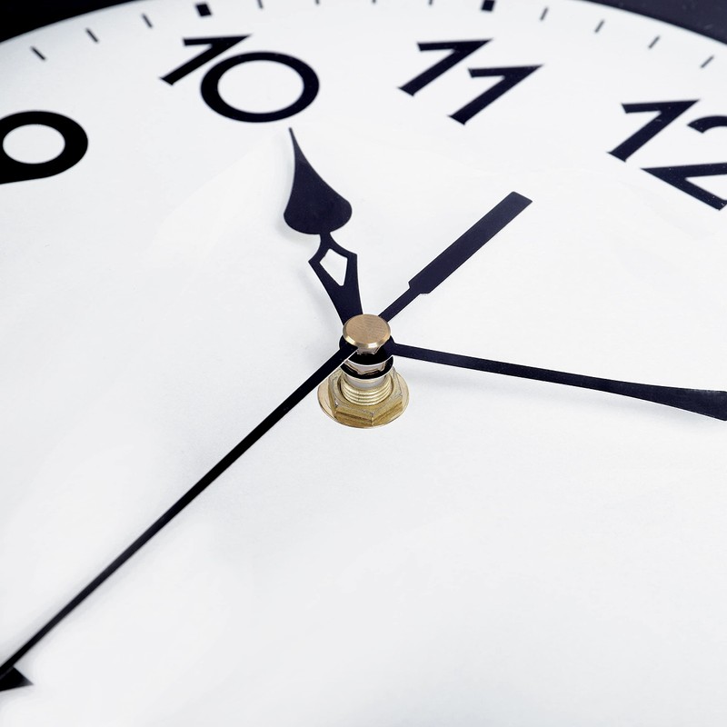 Lafocuse 30 cm Vintage Wall Clock Silent Classic Wall Clock