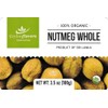 Nutmeg Seeds Whole 100g / 3.5oz, Premium Grade, Shell Removed