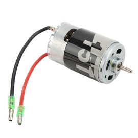550 Brush Motor 20000 RPM Large Torsion Two Way Bearing Silver 15T Brush Motor for 1/10 Climbing Car