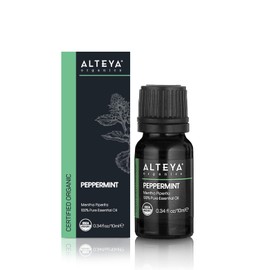 Alteya Organic Peppermint Oil (Mentha Piperita) 10ml - 100% USDA Certified Pure Natural Essential Oil
