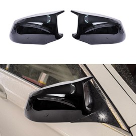 BDBO Mirror Cover Caps for F10 - Durable Quality Glossy Black, Compatible with 5 Series F10 F11 F18 528i 530i 535i 550i (2011-2013) - Upgrade Your Ride Now