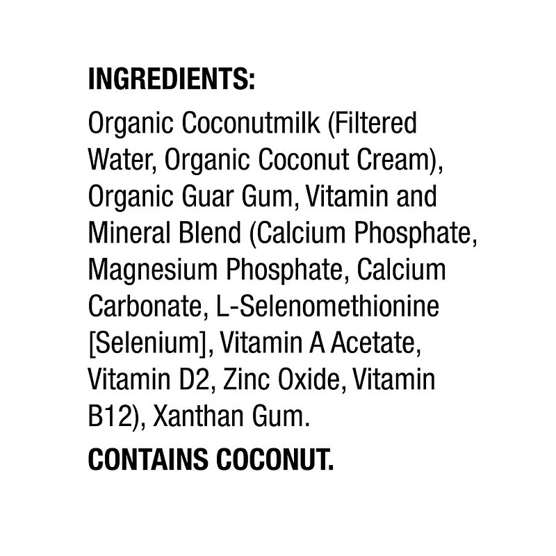 So Delicious Dairy-Free Organic Coconut Milk, Unsweetened, 32 Ounce (Pack