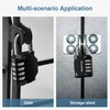 Puroma 10 Pack Combination Lock for Locker 4 Digit Outdoor