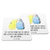 Mr. & Mrs. Panda Set of 6 Coaster Set Budgie