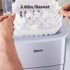 Silonn Ice Makers Countertop, 9 Cubes Ready in 6 Mins,