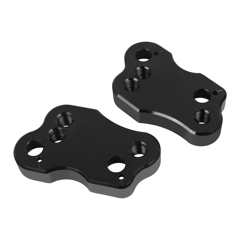 Worldmotop Motorcycle Handlebar Risers Clamp CNC Handle Bar Mount Clamps