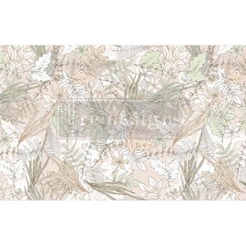Redesign with Prima, Redesign Decoupage Decor Tissue Paper Tranquil Autumn,1 Sheet (19"x30") Redesign Tissue Decoupage Paper 655350655693