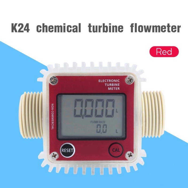 Pro K24 Turbine Digital Diesel Fuel Flow Meter for Chemicals