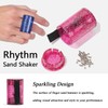 2 Pcs Rhythm Ring Shaker, Finger Sand Hammer for Ukulele