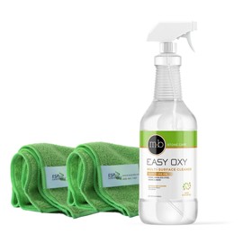 Mb Stone Care Easy Oxy  Daily Cleaner Granite Marble Tile & Other Surfaces & 2 Microfibers