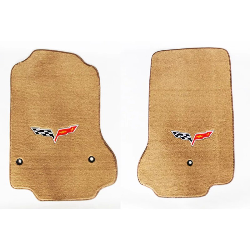 AFM NEW! Tan FLOOR MATS 2005 - 2007 Corvette With