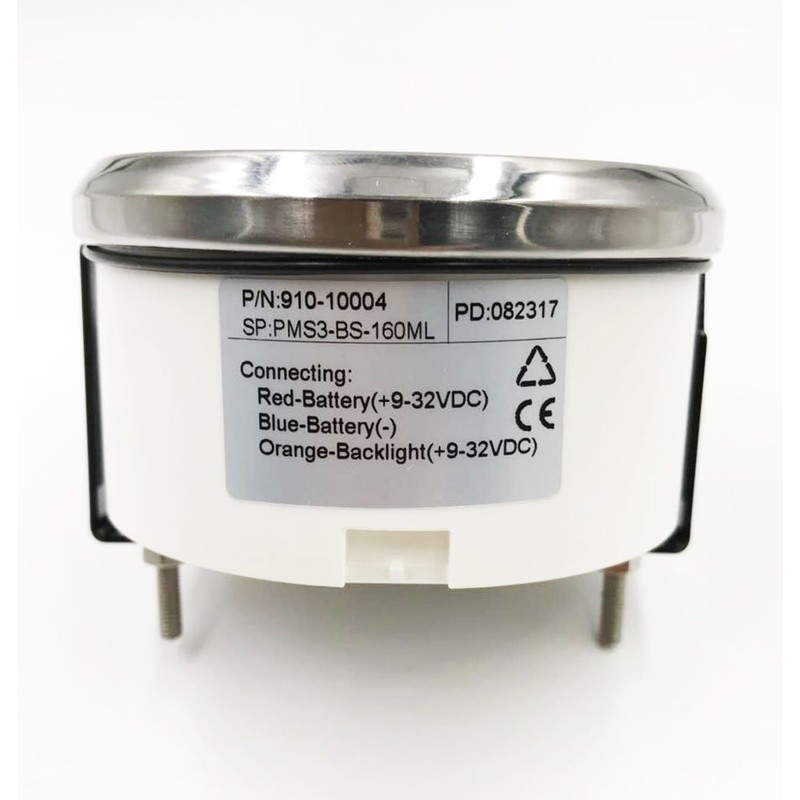 SAMDO Waterproof Voltmeter Universal Voltage Gauge Voltage Meter 52mm 8-16V