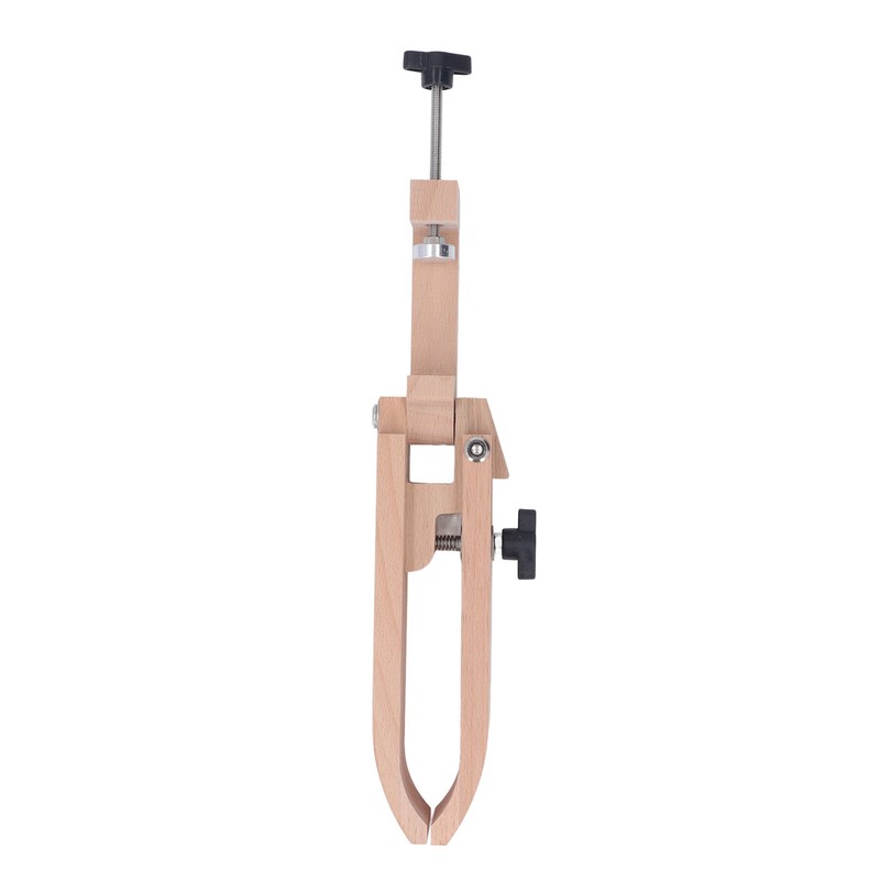 Hand Sewing Clamp with Hex Wrench Beech Wood Desktop Rotatable
