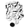 Chess Refrigerator Magnet Buttons - 1.5 Inch Round - 32