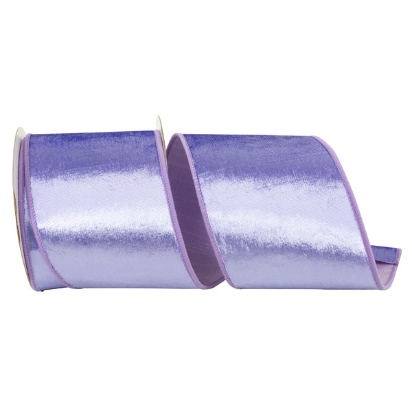 Reliant Ribbon Velvet Colors Plush Deluxe Backed Wired Edge Ribbon,