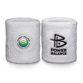 POWER BALANCE 1Pair Wristbands Wrist Sweatbands Absorbent and Breathable Thick Cotton Bands for Sports Multiuse Arm Bands for Wrists