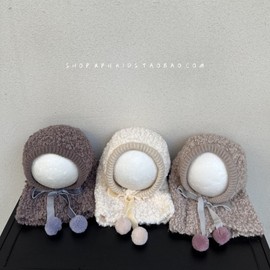 Girls' Insta-look Kids' Balaclava Earring Hat - Autumn LF1462 One Size/Style 4 4ea