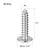 sourcing map Phillips Head Self Tapping Screws, #8 x 3/4"