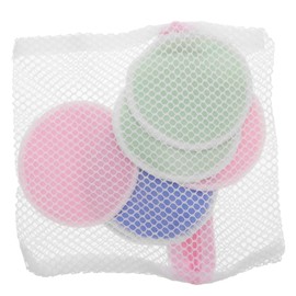 Baluue 7pcs Cleansing Bamboo Fiber Makeup Remover Reusable Washable Set for Women