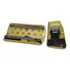 1clickautoacc 2 Pcs Yellow Gold Automatic Car/Suv Brake Gas Foot