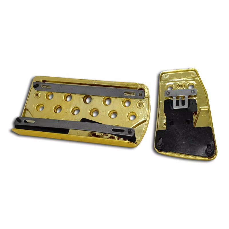 1clickautoacc 2 Pcs Yellow Gold Automatic Car/Suv Brake Gas Foot