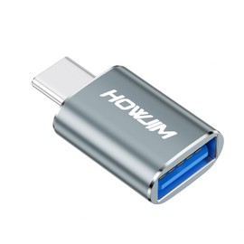 HOWJIM USB Type-C Converter Adapter, USB 3.2 Gen2 (Female) to Type-C (Male) Converter Adapter, 100W Rapid Charging, 10Gbps, High Speed Data Transfer, OTG Compatible, 5.1K Resistor, Type C Converter,
