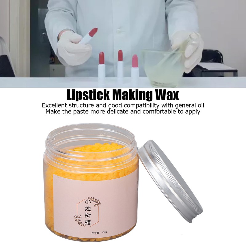 DIY Lipstick Wax Natural Candelilla Wax Moisturize Waterproof Lip Balm