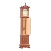 1/12 Dollhouse Miniature Grandfather Clock Wooden Mini Model Furniture Accessory