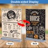 ROSSHINE A5 Menu Holders, 3pack Double Side Display Acrylic Sign