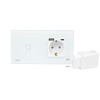 PNI SH115W Single Glass Switch with Touch Function Combined with