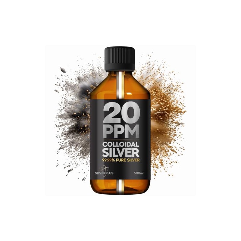 Colloidal Silver for Humans 500 ML ● 99,99% Pure Silver