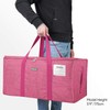BALEINE Extra Large Storage Tote with Zippers & Carrying Handles,
