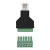 Tangxi RJ12 6P6C Male to 6 Pin Wired Screw Terminal