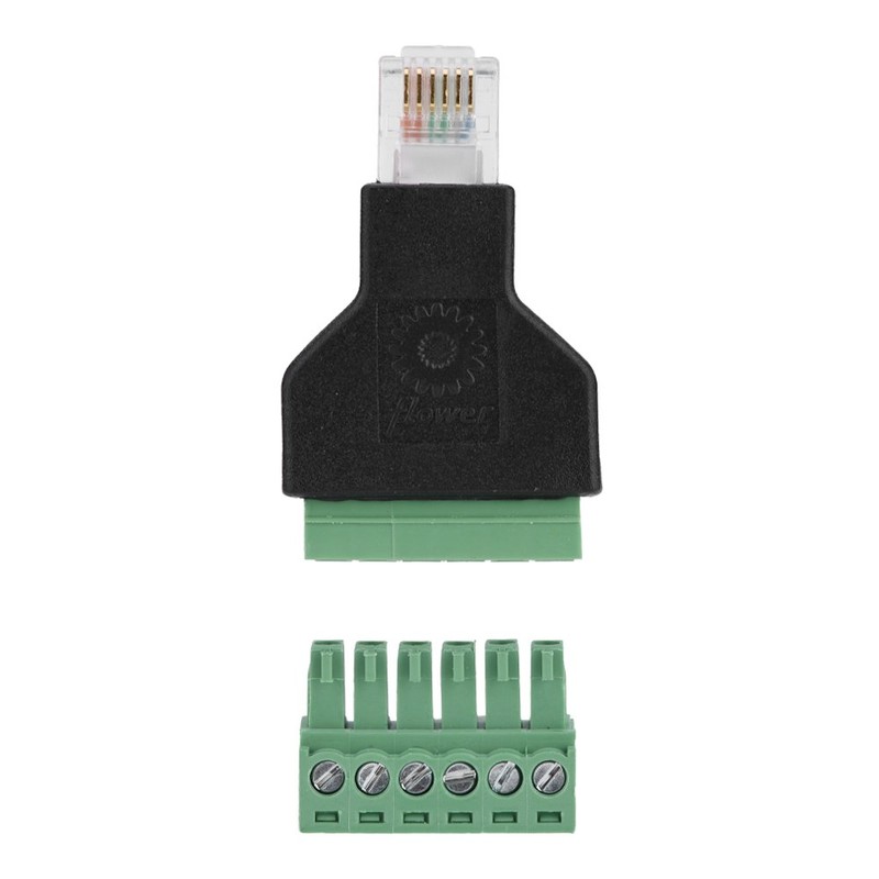 Tangxi RJ12 6P6C Male to 6 Pin Wired Screw Terminal
