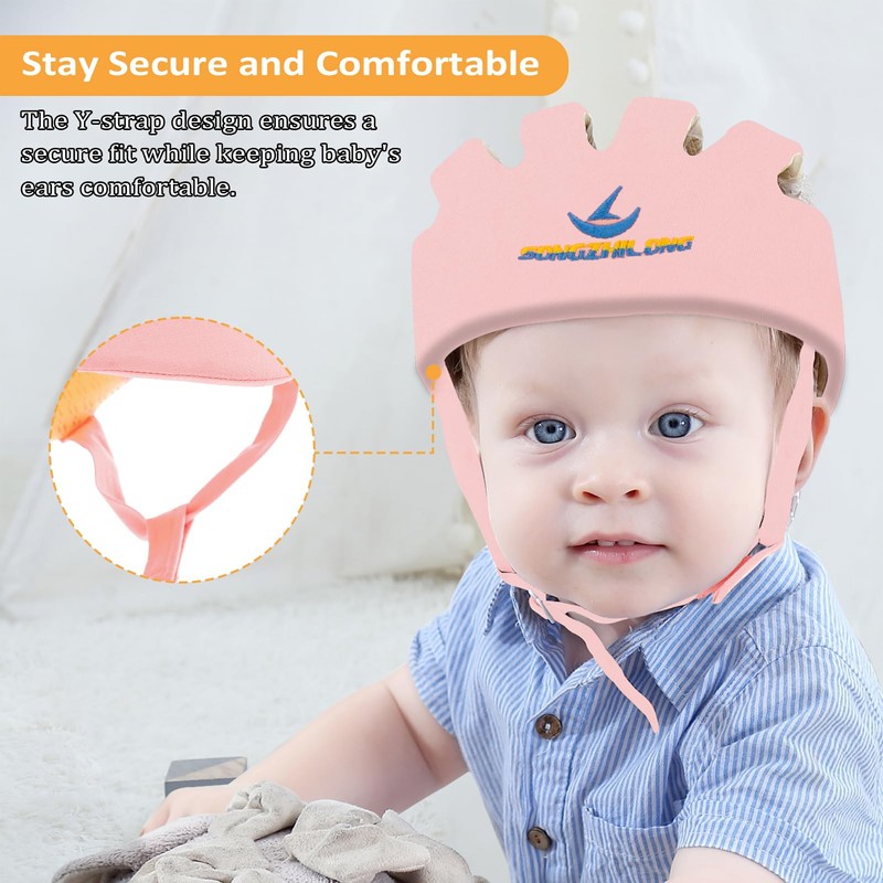 IULONEE Baby Helmet Toddler Protective Hat Infant Head Protective Hat