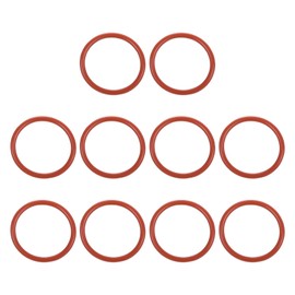 PATIKIL Silicone O-Ring 35mm OD 29mm ID 3mm Width, 30Pcs Metric VMQ Sealing Gasket Replacement for Plumbing Compressor Valves Repair, Red