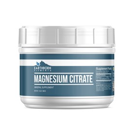 Earthborn Elements Magnesium Citrate (1.5 lb), Oral Supplement, No Additives or Fillers