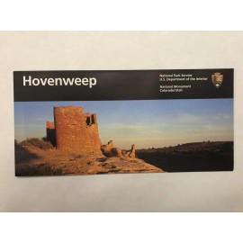 Hovenweep National Monument Park Unigrid Brochure Map NPS Newest Version CO Utah