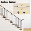Vilstomes Deck Balusters, 10 Pack Wrought Iron Balusters, 1/2" Deck