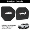 smnuxwm 2PCS Cup Holder Mat for Toyota Grand Highlander 2024