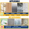 vimiroo Double Sided Sticky Tack, 75pcs Clear 0.5" Museum Putty,
