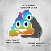 Magnet Me Up Rainbow Poop Emoticon Magnet Decal, Cute Self-Expression