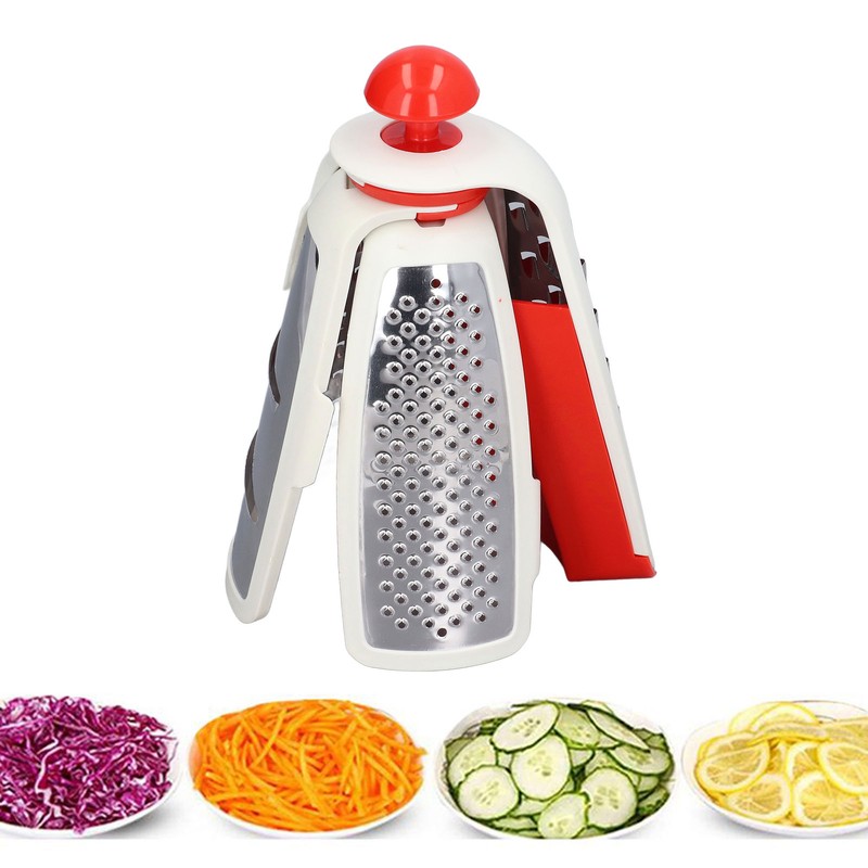 Vegetable Cutter 4 in 1 Multifunctional Stainless Steel Portable Lightweight