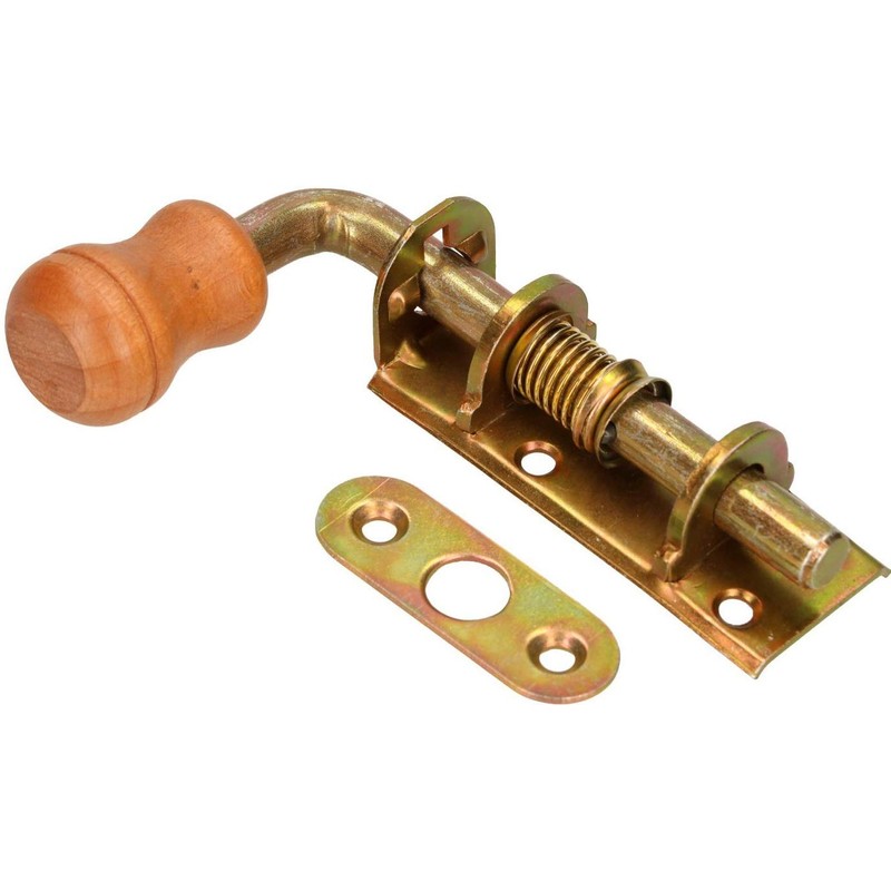 KOTARBAU Spring Latch 100 mm Bolt Door Bolt Galvanised Rustproof