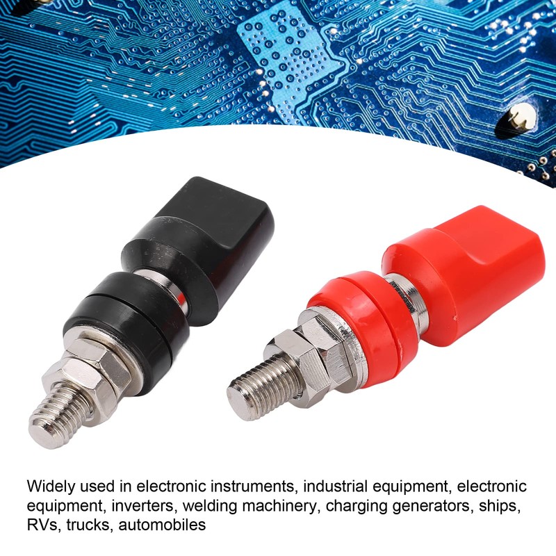 2Pcs Battery Terminal M8 Stud Remote Battery Binding Post with