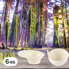 Huni Market Dyeing Brush Perm Set Perm Drug Home Dyeing Tool Set of 8 White 6 Set / 후니마켓 염색브러시 파마용세트 파마약 가정용 염색 도구 8종 세트 화이트 6세트